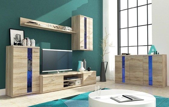 Meblościanka do salonu FELI Oświetlenie - oświetlenie LED zdjęcie 1