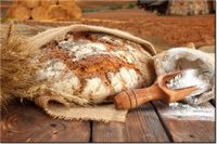 120CM 80CM OBRAZ ŚCIENNY CHLEB WIEJSKI ZAKWASIE