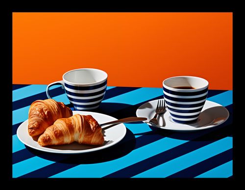 Plakat 20x15cm Croissanty na Arena.pl