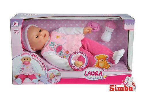 SIMBA Lalka Laura Jedząca 42cm na Arena.pl