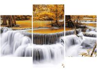 90X60CM OBRAZ WODOSPAD DONG PEE SUA TRZY OBRAZY