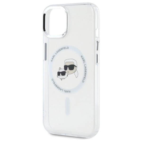 Etui Karl Lagerfeld do iPhone 15, Biały, MagSafe zdjęcie 6