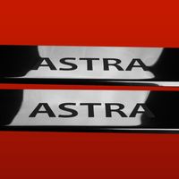 Listwa progowa OPEL ASTRA MK6/J/IV ASTRA Stal nierdzewna 304 połysk 2szt