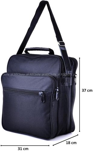 MĘSKA TORBA NA BAGAŻ PODRĘCZNY JEDZENIE DO PRACY LUNCH + PASEK NA RAMIĘ HQ na Arena.pl