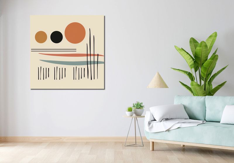 Obraz 100x100cm Iluzja Horyzontu zdjęcie 2