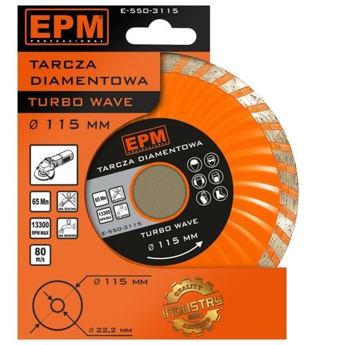 TARCZA DIAMENTOWA TURBO WAVE 115MM - E-550-3115 na Arena.pl