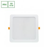 DURE 3 DOWNLIGHT 24W WW 230V 110st IP54 IK06 220x220x34 BIAŁY kwadratowa zasilacz zintegrowany
