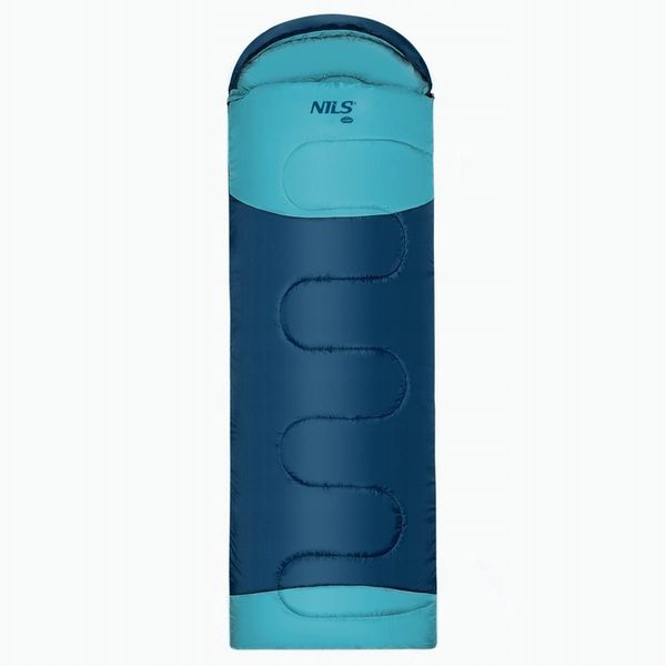 ŚPIWÓR ROZM. L NILS CAMP NC2008 Niebiesko - błękitny zdjęcie 1