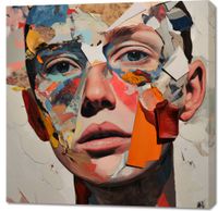 Obraz 90x90cm Podział Samego Siebie