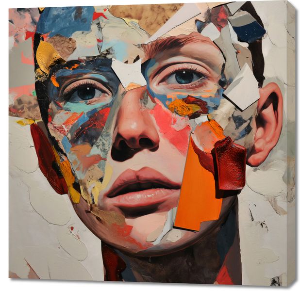 Obraz 90x90cm Podział Samego Siebie zdjęcie 1