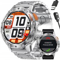 SMARTWATCH MĘSKI GRAVITY GT22-2 - AMOLED, DODATKOWY PASEK + GRAWER