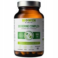 Biowen Berberine Complex+ kozieradka morwa biała 510mg 60 kaps