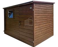 Schowek domek ogrodowy 3x2m drzwi okno dach rynna ID1051