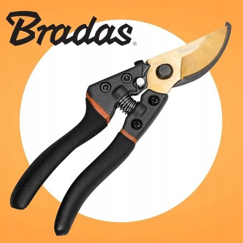 SEKATOR OGRODOWY DO GAŁĘZI KWIATÓW KRZEWÓW BRADAS OSTRZE MIJAJĄCE STAL na Arena.pl