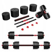 Hantle bitumiczne regulowane 2x20 kg ZESTAW HANTLI 40 KG