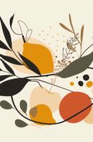Plakat 56,6x86,4cm Botaniczny Wir