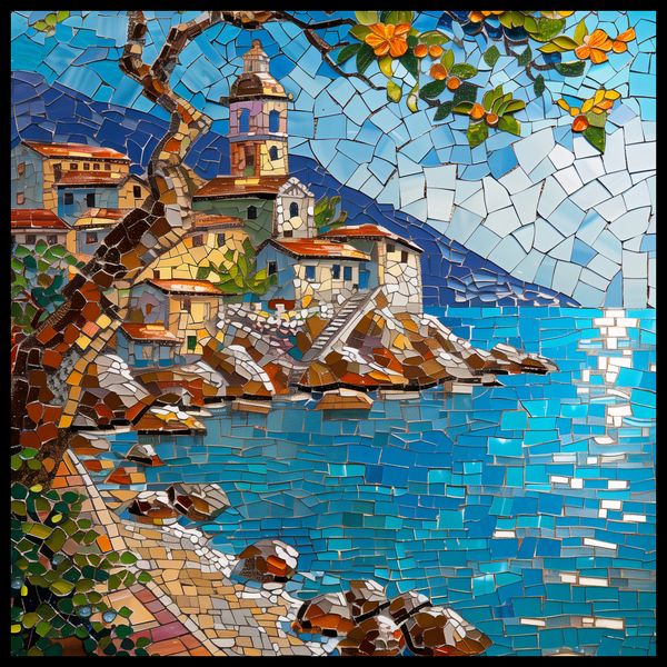 Plakat 60x60cm Mozaikowa Układanka zdjęcie 2