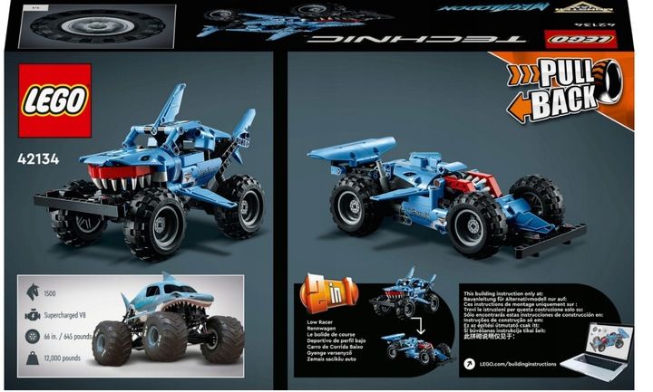 Klocki Lego Technic Technik auto Monster Jam Megalodon 7+ zdjęcie 2