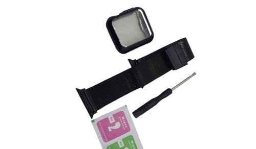 Bransoletka Pasek do Zegarka Apple 38mm Czarny na Arena.pl