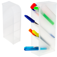 ORGANIZER BIURKOWY PRZYBORNIK STOJAK NA DŁUGOPISY OŁÓWKI KREDKI PRZEGRÓDKI