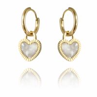 Kolczyki Ze Stali Szlachetnej Pozłacanej Kst2997