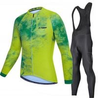 Leginsy Rowerowe Bluza Ocieplany Strój Męski Wkładka Żel Termoaktywny XXL