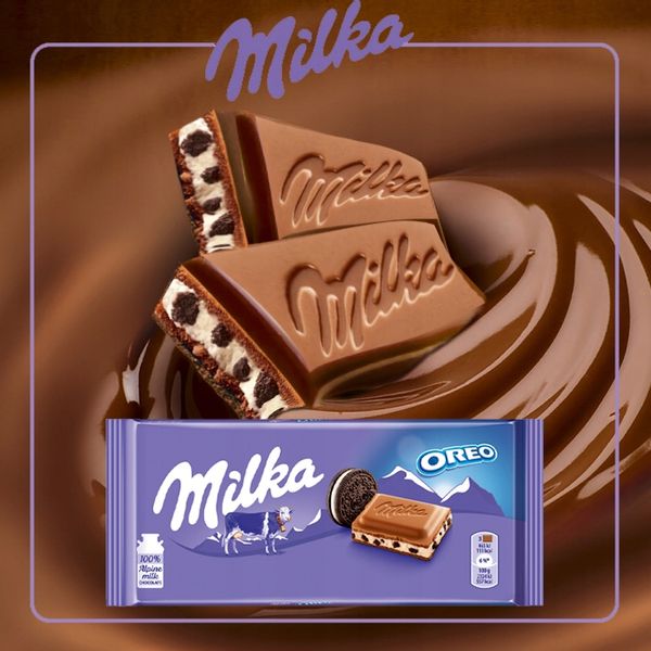 MILKA CZEKOLADA OREO 8x100g zdjęcie 2
