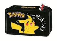 Piórnik podwójny z wyposażeniem Pokemon Pikachu Majewski