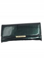 Peterson - portfel damski skóra ekologiczna lakierowana zielony PTN 006-LAK