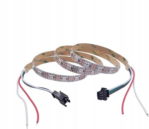 Ledy adresowalne Ws2812b 60led/m ARGB Białe [5m] na Arena.pl