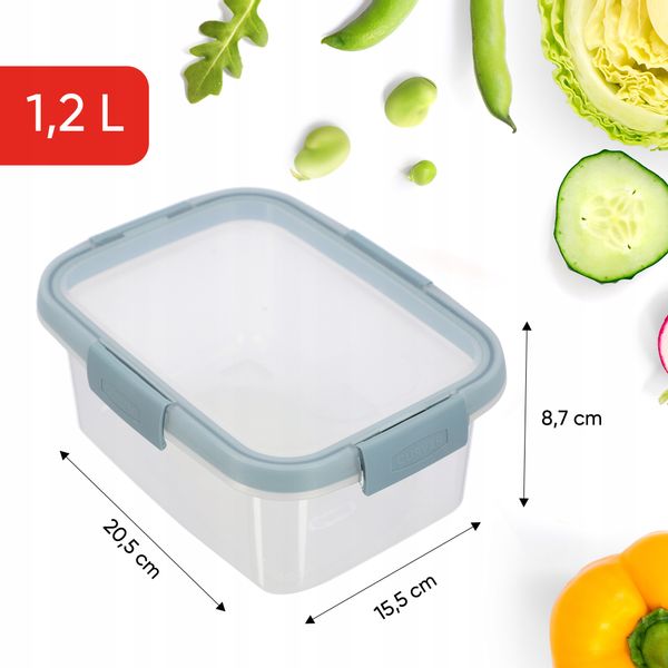 Curver Pojemnik Na Żywność Śniadaniówka 1,2L zdjęcie 3