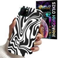 ETUI DO HUAWEI Y5P - ABSTRAKCJA ZEBRA MODNE WZORY DLA KOBIET +SZKŁO