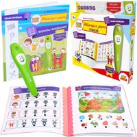 MÓWIACE PIÓRO + KSIĄŻECZKA INTERAKTYWNA Edukacyjna Łamigówki