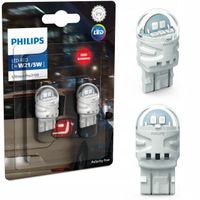 2X Żarówki LED PHILIPS Ultinon Pro3100 W21/5W RED
