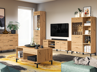 Meblościanka Zestaw Mebli Do Salonu 1 Dąb Artisan NIVA ML