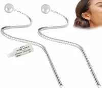 KOLCZYKI SREBRNE WISZĄCE 925 KULKI KULECZKI Przeciągane Przewlekane SREBRO