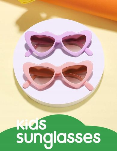 Dziecięce Okulary przeciwsłoneczne SERCE dla DZIEWCZYNKI dzieci + ETUI na Arena.pl