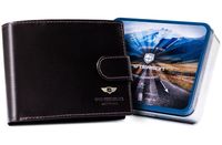 duży, skórzany portfel męski na zatrzask - peterson