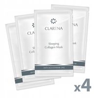Maska Maseczka Maseczki do Twarzy Sleeping Collagen Mask Clarena 4szt