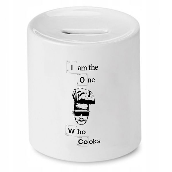 Skarbonka Dla Kucharza Who Cooks Prezent Z Nadrukiem Ze Zdjęciem zdjęcie 1