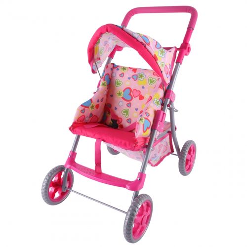 WOOPIE ROYAL Spacerówka Wózek dla Lalek Serca Kolorowe na Arena.pl
