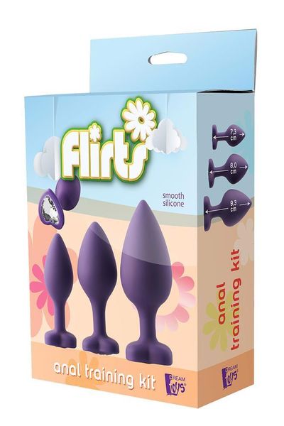 FLIRTS ANAL TRAINING KIT GEM STONE PURPLE zdjęcie 1