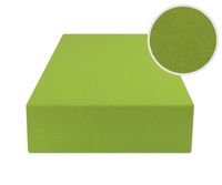 Prześcieradło Z Gumką 120X200 Jersey Zielone