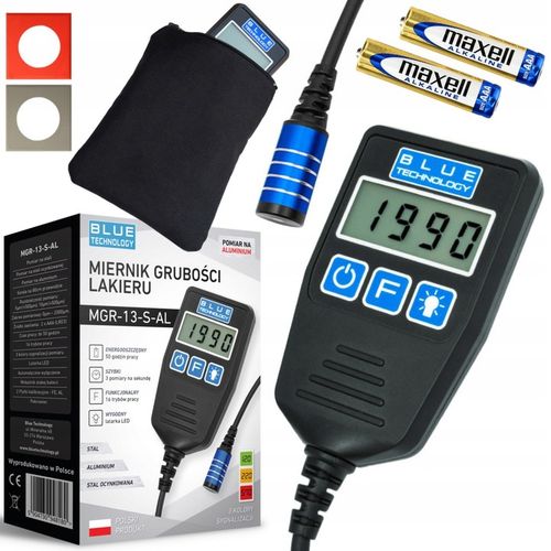 MIERNIK GRUBOŚCI LAKIERU czujnik tester MGR13-S-AL na Arena.pl