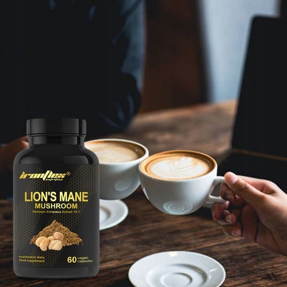 IRONFLEX LION'S MANE 60 kap 500mg SOPLÓWKA JEŻOWATA 10:1 KONCENTRACJA STRES zdjęcie 7