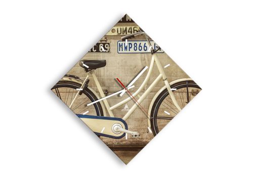 Zegar Ścienny - Rower Mur Tablica - 30X30 Cm - C3Ad30X30-3764 na Arena.pl