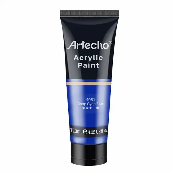 Farba akrylowa Artecho Professional Deep Cyan Blue zdjęcie 1