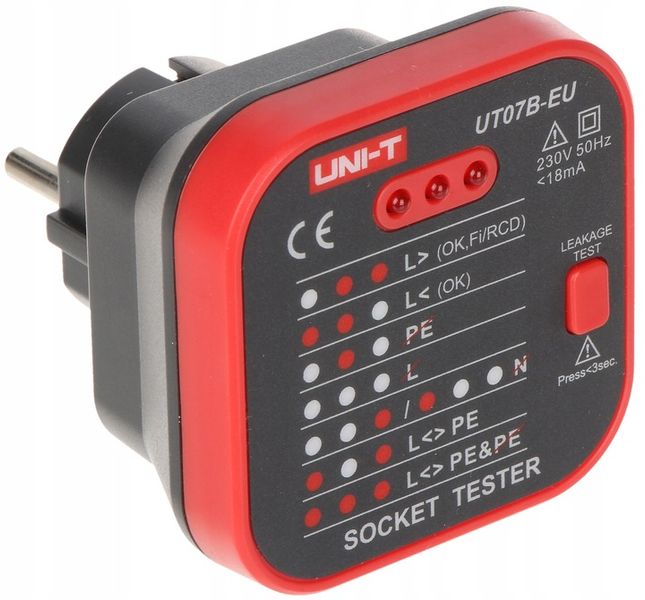 Wskaźnik sieci 230 V AC Uni-T UT07B-EU zdjęcie 11