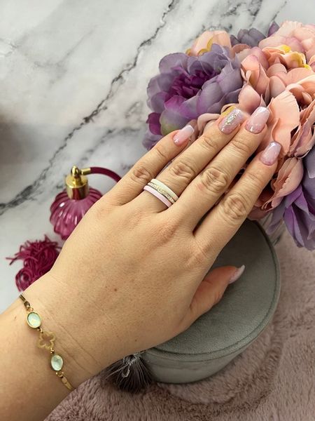 1520 Komplet 3 pierścionków ceramicznych CYRKONIE r 6/16mm sta zdjęcie 7