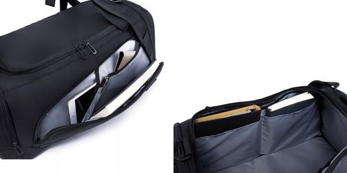 TORBA SPORTOWA podróżna z przegrodą na buty z funkcją PLECAKA 2w1 na Arena.pl